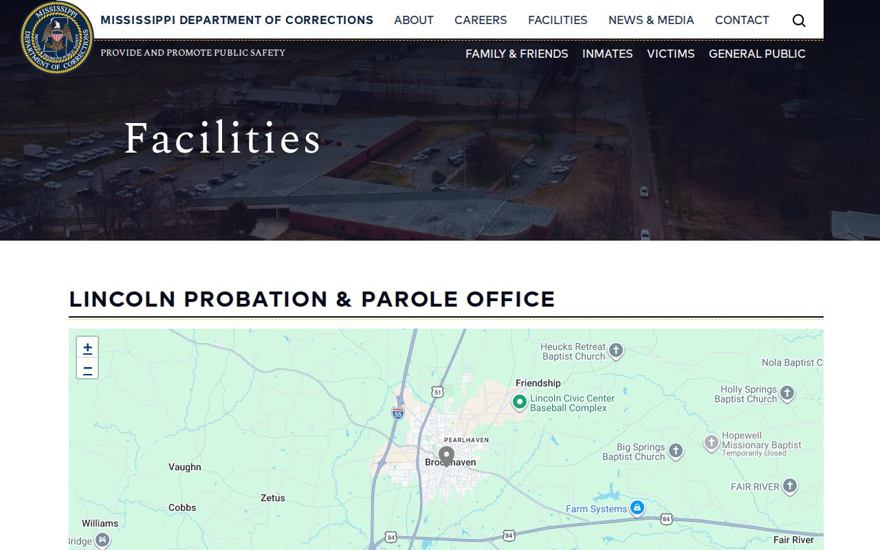Nearby Lincoln office details for a Franklin County supervision assignment check